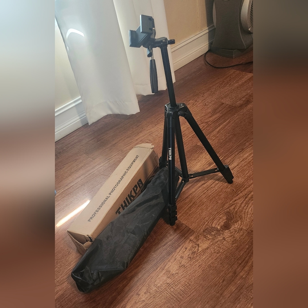 THIKP Professional Camera Tripod with Carry Bag - Black